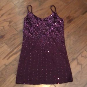 sequined tank